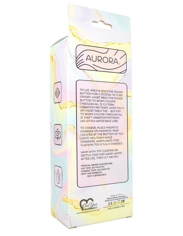 Aurora - Ray Dual Motor Vibrator ALT6 view Color: BK