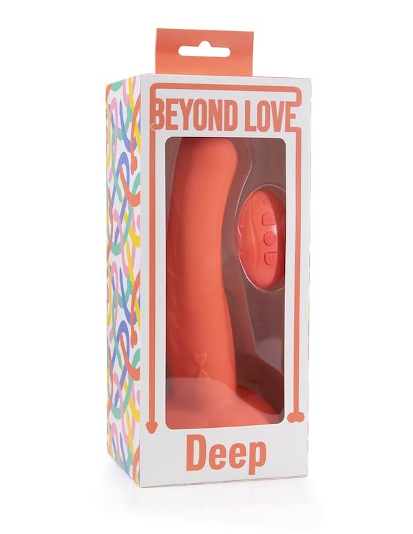 Beyond Love - Deep Vibrating Dildo W/ Remote ALT5 view Color: OR