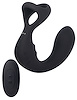 Additional BLACK view of product WHEEL OF PLEASURE PROSTATE MASSAGER W/ PLEASURE WHEEL with color code BK