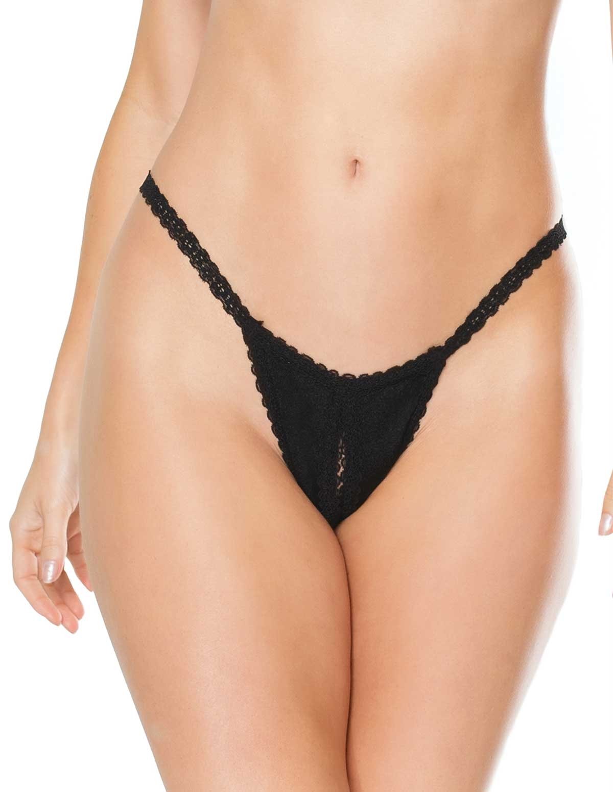 alternate image for Crotchless Thong