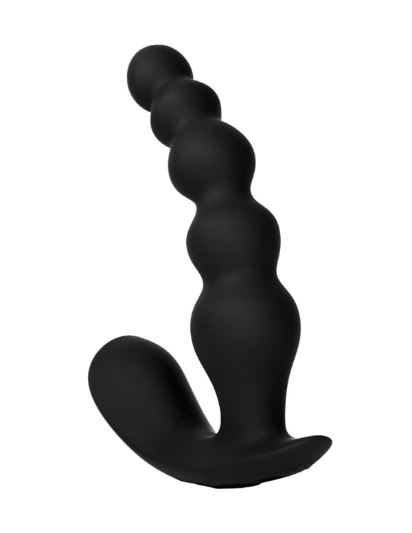 Booty Buddies - Xl Beaded Prostate Massager ALT1 view Color: BK