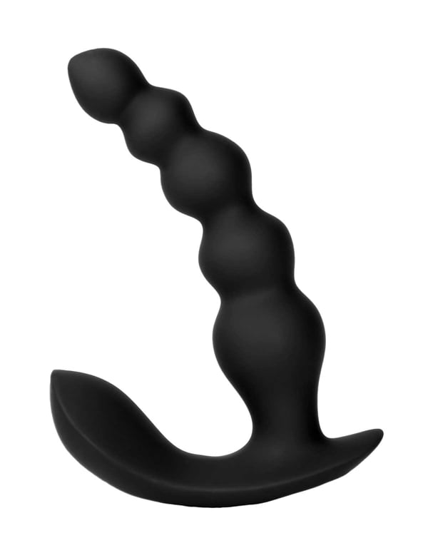 Booty Buddies - Xl Beaded Prostate Massager ALT2 view Color: BK