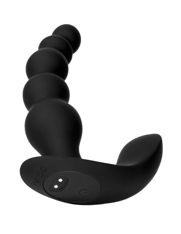 Booty Buddies - Xl Beaded Prostate Massager ALT3 view Color: BK