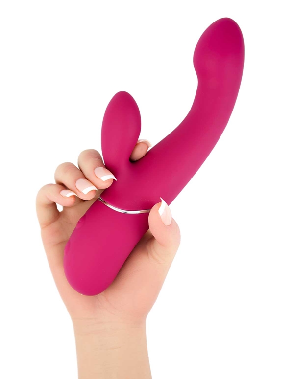 MYSTY - COME HITHER DUAL STIM VIBRATOR ALT5 view Color: PK
