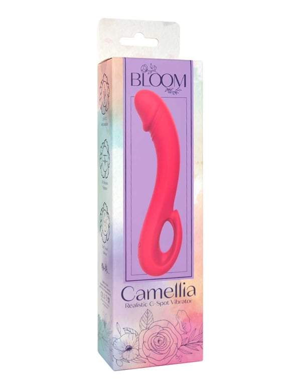 Bloom - Camellia Realistic G-Spot Vibrator ALT6 view Color: PK
