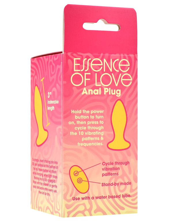 ESSENCE OF LOVE - ANAL PLUG W/ REMOTE ALT7 view Color: YW