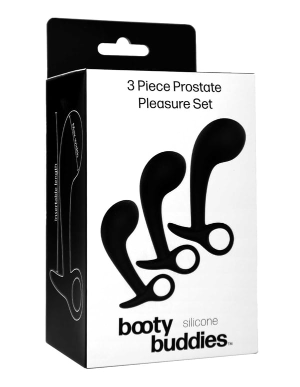 Booty Buddies - 3Pc Prostate Pleasure Set ALT8 view Color: BK