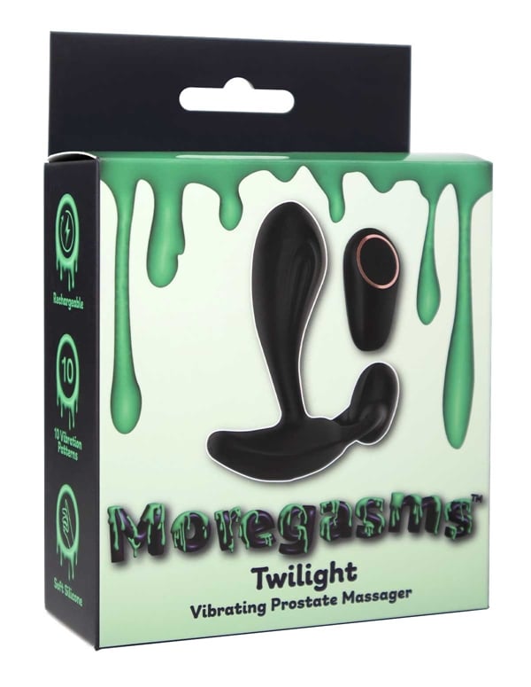 Moregasms - Twilight Vibrating Prostate Massager ALT5 view Color: BK