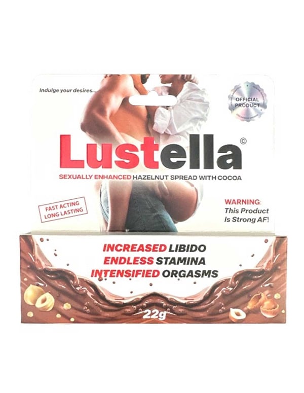 Lustella Sexually Enhanced Hazelnut Spread ALT2 view Color: NC