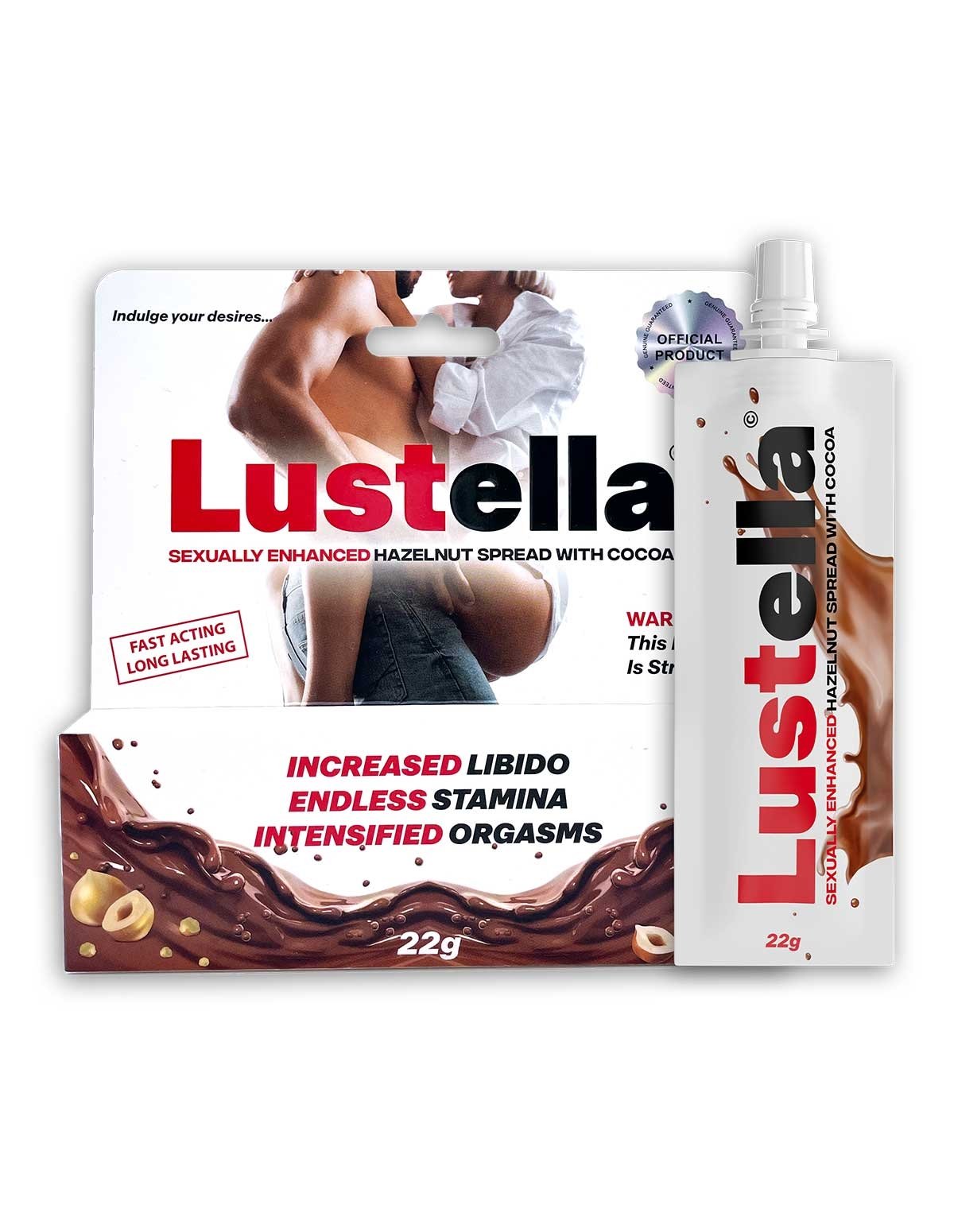 alternate image for Lustella Sexually Enhanced Hazelnut Spread