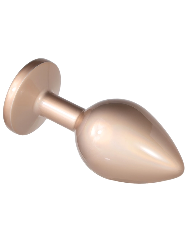 FEM GEM - HOLOGRAPHIC EDITION - GOLD PLUG W/ BLACK GEM BASE ALT2 view Color: GD