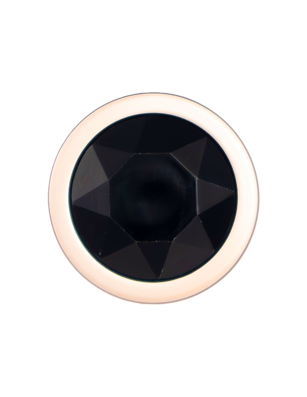 FEM GEM - HOLOGRAPHIC EDITION - GOLD PLUG W/ BLACK GEM BASE ALT3 view Color: GD
