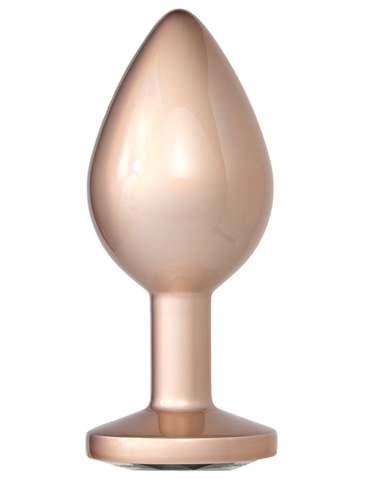 FEM GEM - HOLOGRAPHIC EDITION - GOLD PLUG W/ BLACK GEM BASE - LL-059-GLD-03294
