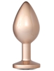 Additional GOLD view of product FEM GEM - HOLOGRAPHIC EDITION - GOLD PLUG W/ BLACK GEM BASE with color code GD