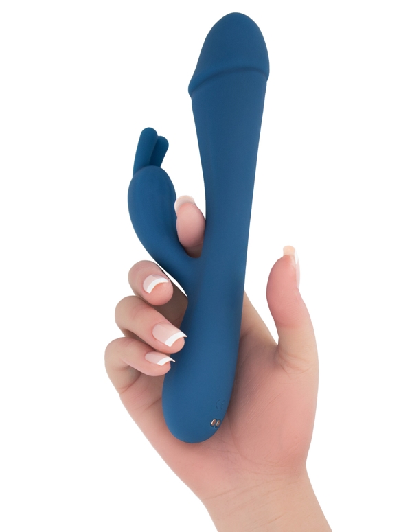 SAPPHIRE - FLEXI REALISTIC RABBIT VIBE ALT4 view Color: BL