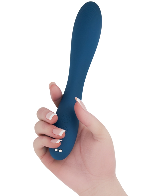 SAPPHIRE - FLEXI G-SPOT VIBRATOR ALT3 view Color: BL