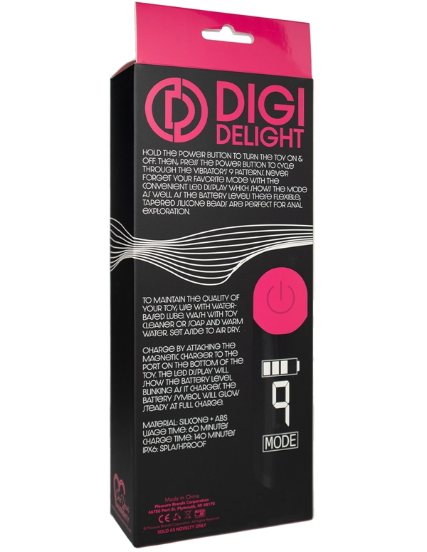 DIGI DELIGHT - BEADED VIBE ALT5 view Color: PK
