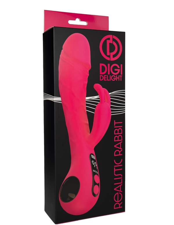 DIGI DELIGHT - REALISTIC RABBIT VIBE ALT6 view Color: PK