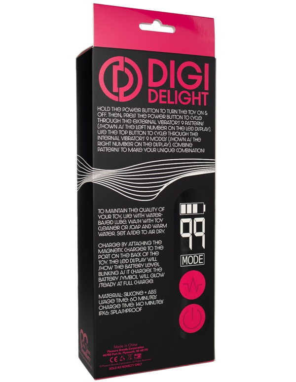 DIGI DELIGHT - REALISTIC RABBIT VIBE ALT7 view Color: PK