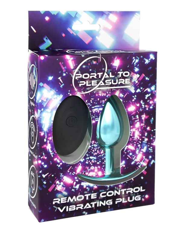 PORTAL TO PLEASURE - P2 VIBRATING ANAL PLUG W/ REMOTE ALT6 view Color: TL