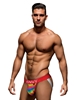 Additional RAINBOW view of product ENVY RAINBOW PRIDE JOCK with color code RW