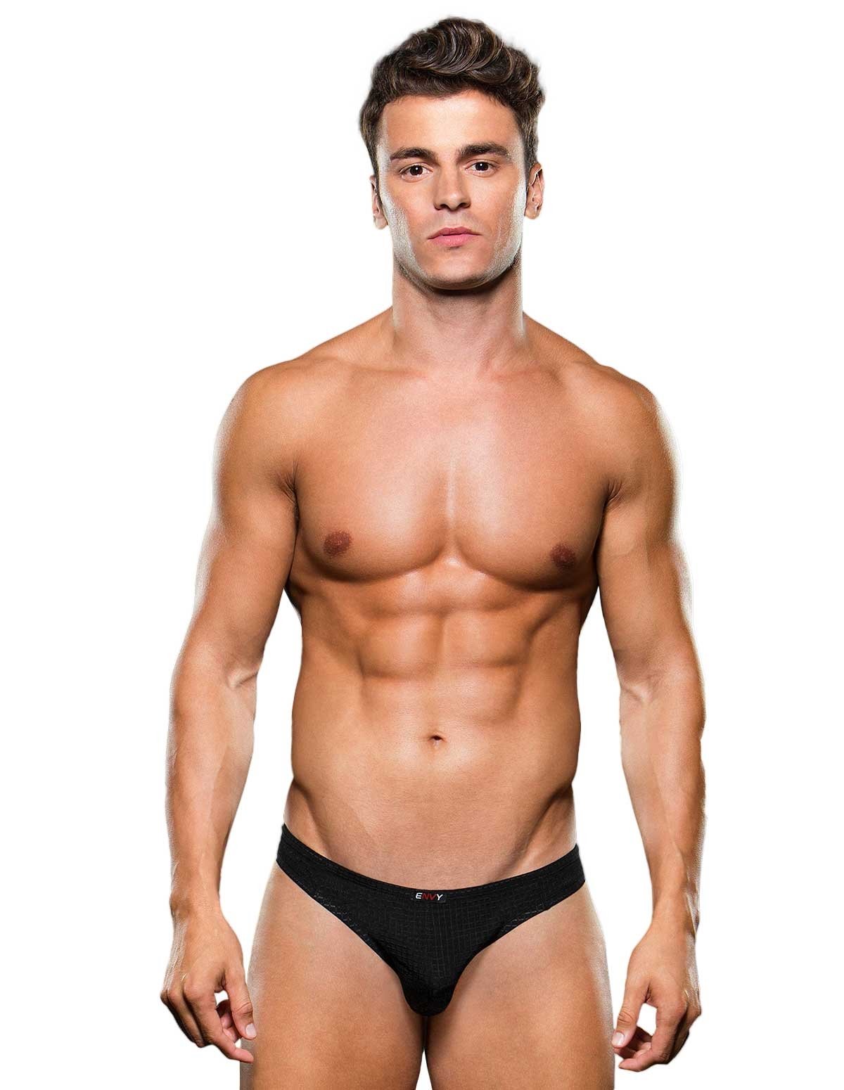 alternate image for Envy Microfiber Waffle Thong
