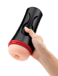 Alternate back view of ENVY SQUEEZABLE VIBRATING ASS STROKER