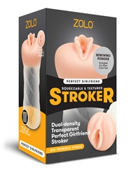 Alternate back view of ZOLO VIEWABLE PUSSY STROKER