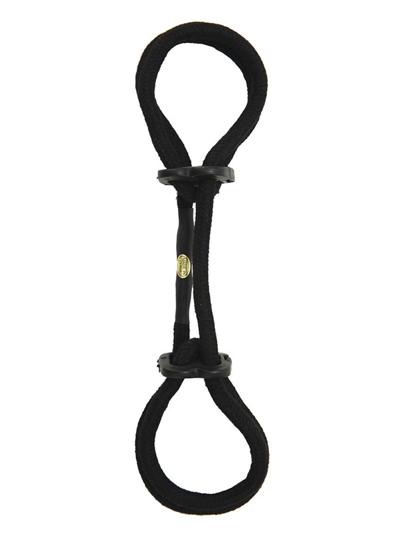 WHIPSMART WRIST & ANKLE ROPE CUFFS WITH EYE MASK ALT2 view Color: BK