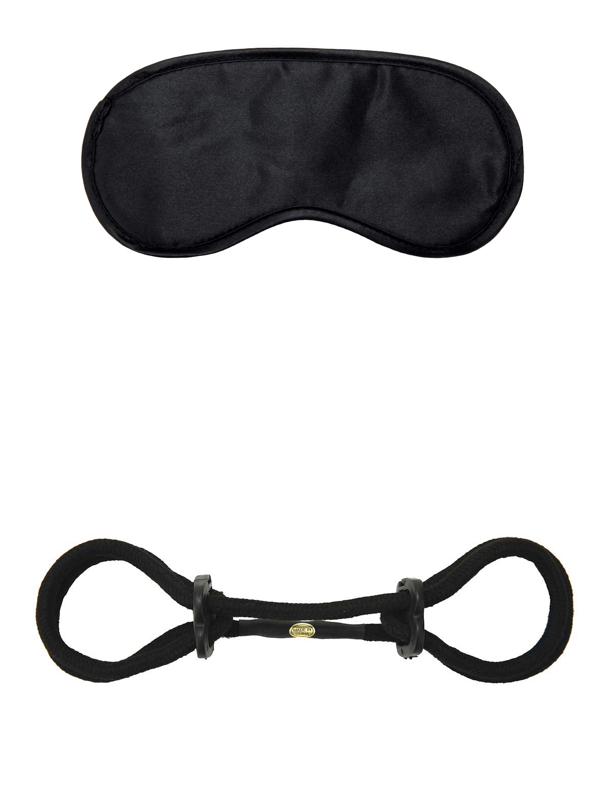 alternate image for WHIPSMART WRIST & ANKLE ROPE CUFFS WITH EYE MASK