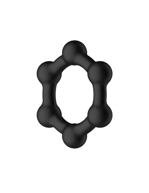 Enhancements - Weighted Cock Ring ALT1 view Color: BK
