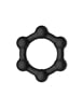 Additional BLACK view of product ENHANCEMENTS - WEIGHTED COCK RING with color code BK