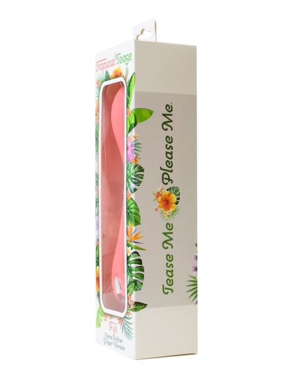 TROPICAL TEASE - FIJI COME HITHER G-SPOT VIBRATOR ALT5 view Color: SLMN