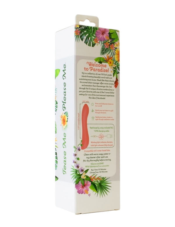 TROPICAL TEASE - FIJI COME HITHER G-SPOT VIBRATOR ALT6 view Color: SLMN