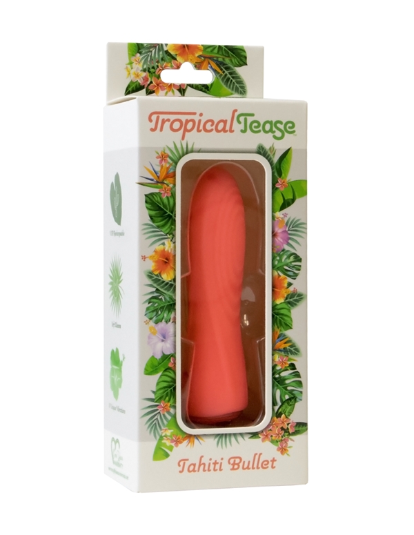 TROPICAL TEASE - TAHITI BULLET VIBRATOR ALT5 view Color: SLMN