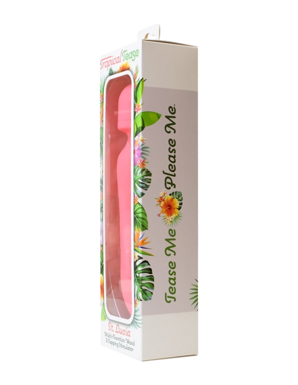 TROPICAL TEASE - ST LUCIA MULTI-FUNCTION WAND & TAPPING STIM ALT4 view Color: SLMN