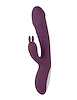 Additional PURPLE view of product MYSTY - REALISTIC VIBE WITH RABBIT STIMULATOR with color code PR