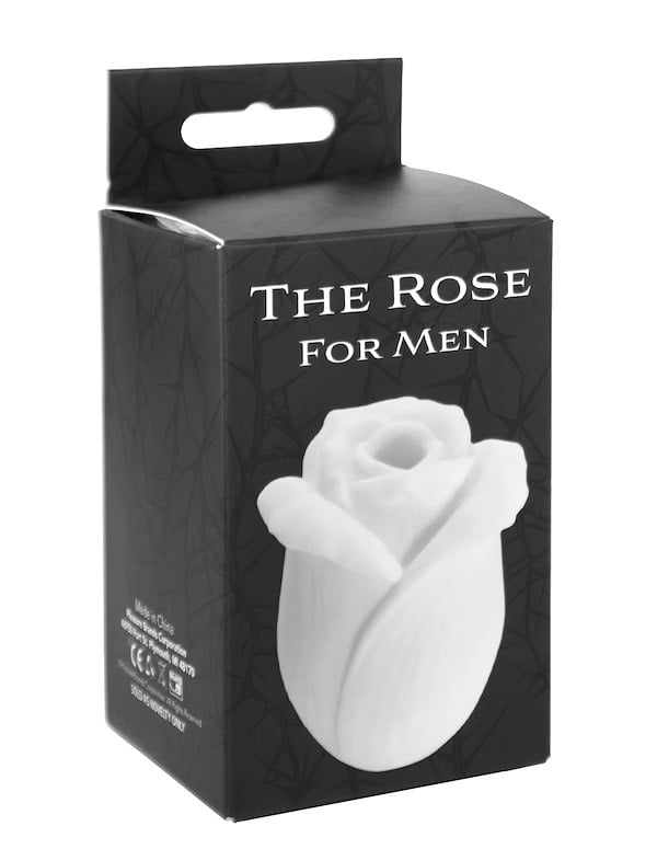 The Rose For Men Male Stroker ALT2 view Color: WH