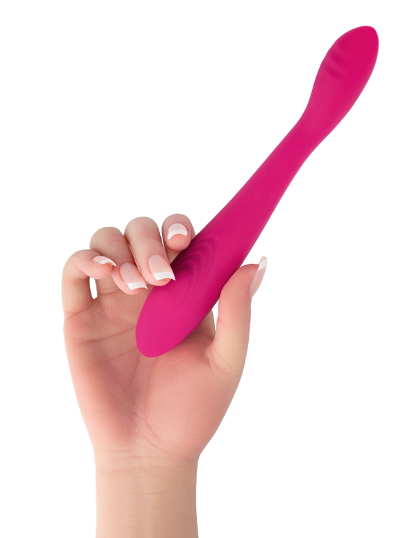 INTRO TO THE O - BEGINNER's BENDABLE MINI G-SPOT VIBE ALT4 view Color: PK
