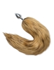 Additional BROWN view of product WHIPSMART FURRY TALES METAL PLUG W/ 14 FOX TAIL with color code BR
