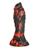 Additional RED/BLACK view of product CREATURE COCKS REAPER SILICONE DILDO with color code RB