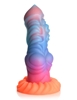 Additional MULTI view of product CREATURE COCKS ALIEN INVADER GLOW-IN-THE-DARK SILICONE DILDO with color code MC