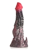 Additional RED/BLACK view of product CREATURE COCKS HADES SILICONE DILDO with color code RB