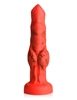 Additional RED view of product CREATURE COCKS FIRE HOUND SILICONE DILDO with color code RD
