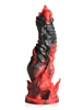 Additional RED/BLACK view of product CREATURE COCKS MEPHISTO SILICONE DILDO with color code RB