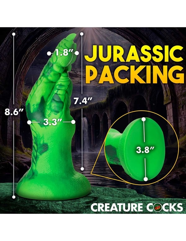 Creature Cocks Raptor Claw Fisting Silicone Dildo ALT11 view Color: GR