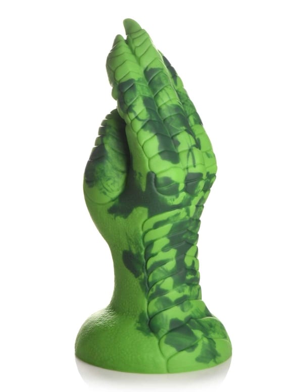 Creature Cocks Raptor Claw Fisting Silicone Dildo ALT1 view Color: GR