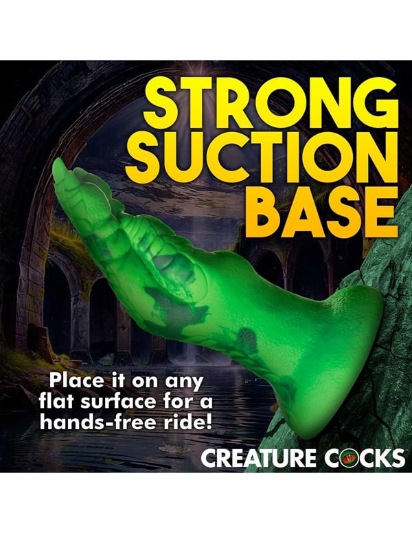 Creature Cocks Raptor Claw Fisting Silicone Dildo ALT8 view Color: GR