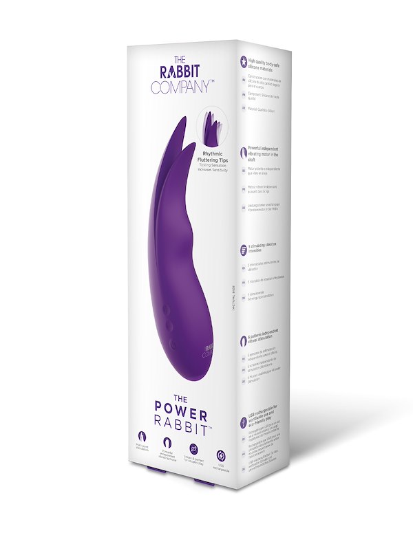 THE RABBIT COMPANY THE POWER RABBIT IN PURPLE ALT4 view Color: PR