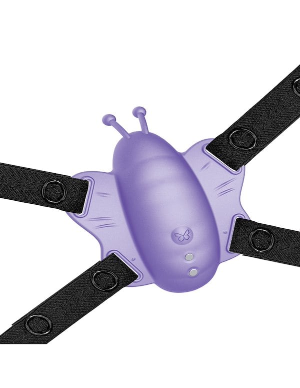 THE RABBIT COMPANY THE REMOTE CONTROL BUTTERFLY PANTY VIBE ALT1 view Color: PR